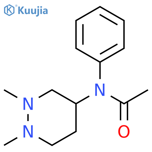 Acetamide, N-(hexahydro-1,2-dimethyl-4-pyridazinyl)-N-phenyl- structure