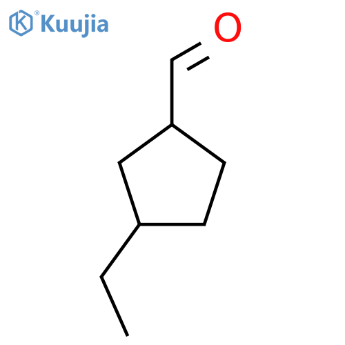 3-Ethylcyclopentane-1-carbaldehyde structure