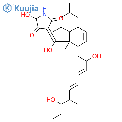 2H-Pyrrol-2-one,3-[[2-(2,8-dihydroxy-7-methyl-3,5-decadien-1-yl)-1,2,4a,5,6,7,8,8a-octahydro-1,6,8-trimethyl-1-naphthalenyl]carbonyl]-1,5-dihydro-4,5-dihydroxy-,stereoisomer structure