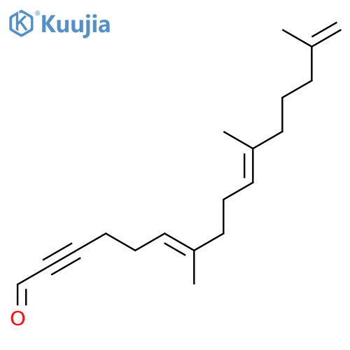 6,10,15-Hexadecatrien-2-ynal, 7,11,15-trimethyl-, (E,E)- structure