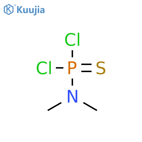 phosphoramidothioic dichloride, dimethyl- structure