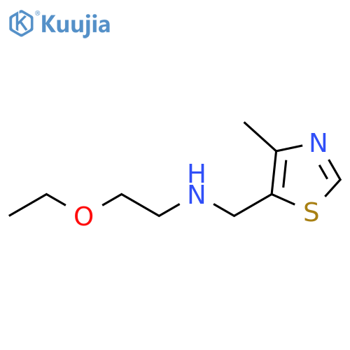 (2-ethoxyethyl)(4-methyl-1,3-thiazol-5-yl)methylamine structure