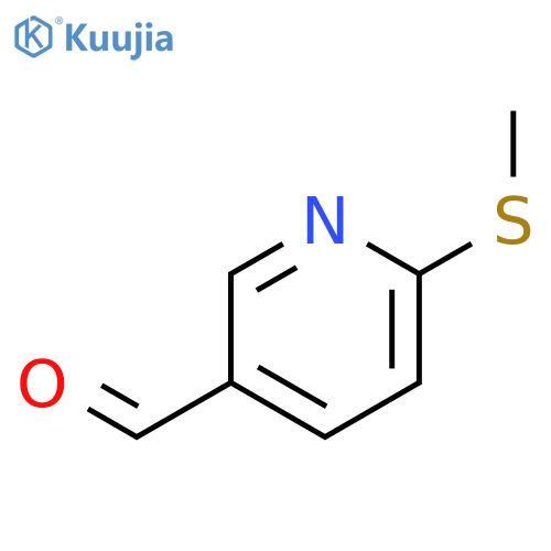 6-(Methylthio)nicotinaldehyde structure