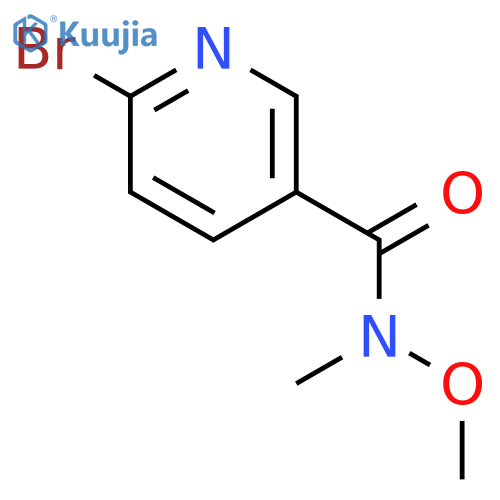 6-Bromo-N-methoxy-N-methylnicotinamide structure