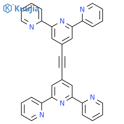 2,2':6',2''-Terpyridine, 4',4''''-(1,2-ethynediyl)bis- structure