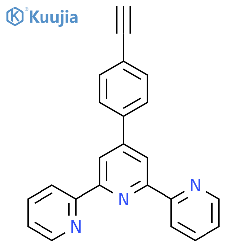 2,2':6',2''-Terpyridine, 4'-(4-ethynylphenyl)- structure