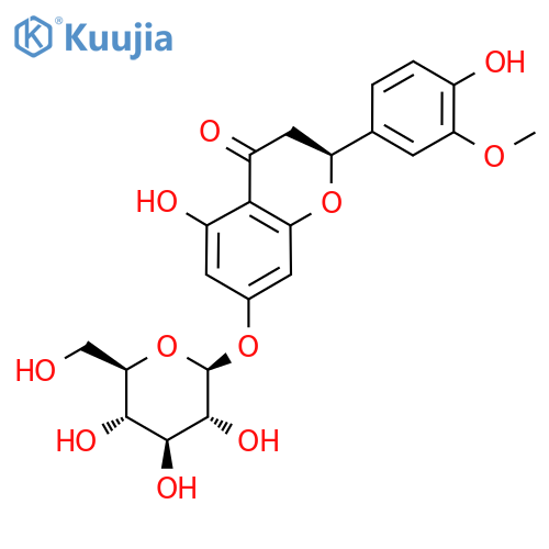 Homoeriodictyol 7-O-glucoside structure