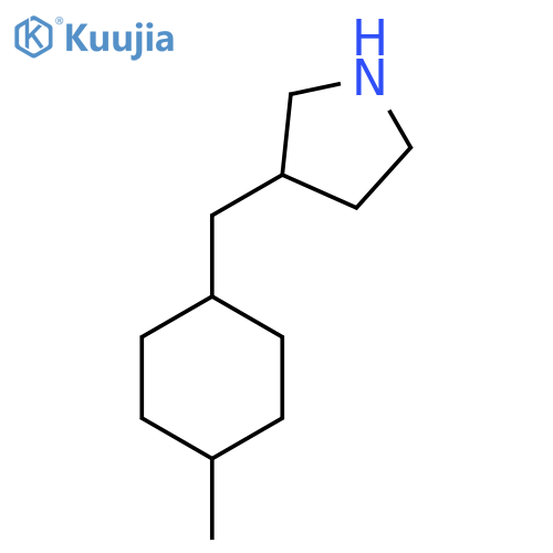 3-(4-methylcyclohexyl)methylpyrrolidine structure