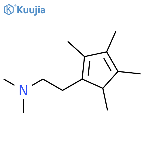 1,3-Cyclopentadiene-1-ethanamine, N,N,2,3,4,5-hexamethyl- structure