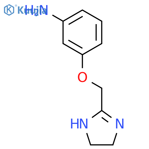 3-(4,5-dihydro-1H-imidazol-2-yl)methoxyaniline structure