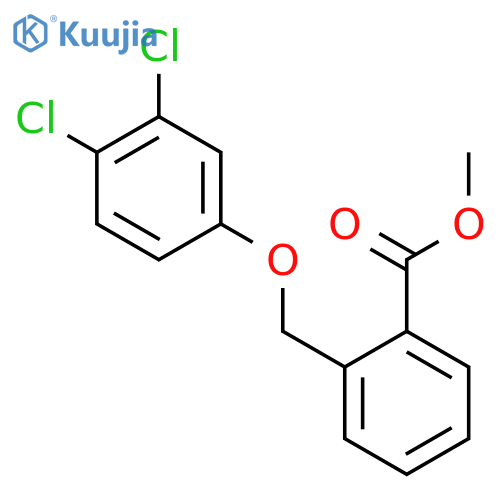 Benzoic acid, 2-[(3,4-dichlorophenoxy)methyl]-, methyl ester structure