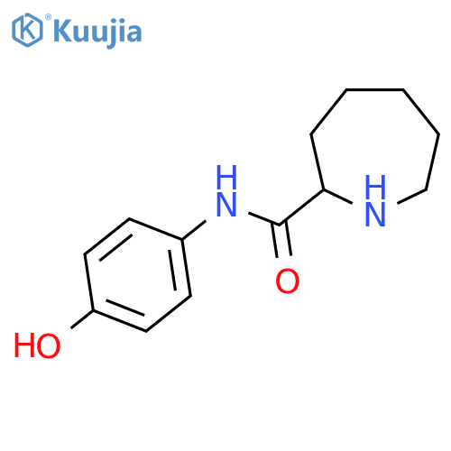 Azepane-2-carboxylic acid (4-hydroxy-phenyl)-amide structure