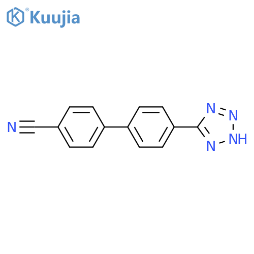 [1,1'-Biphenyl]-4-carbonitrile, 4'-(1H-tetrazol-5-yl)- structure