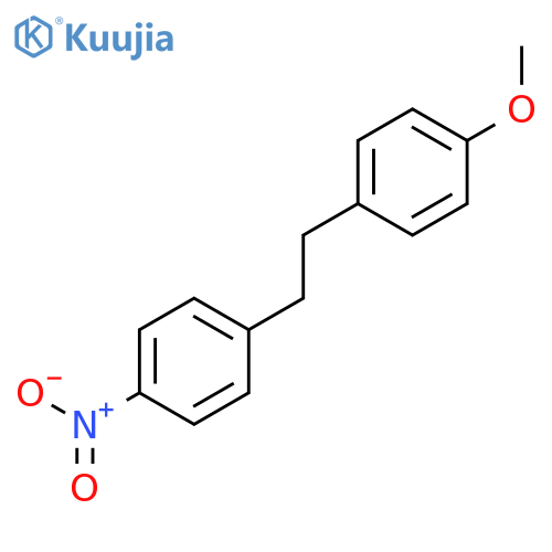 Benzene, 1-methoxy-4-[2-(4-nitrophenyl)ethyl]- structure