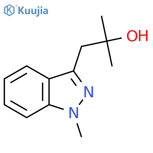 2-Methyl-1-(1-methyl-1h-indazol-3-yl)propan-2-ol structure
