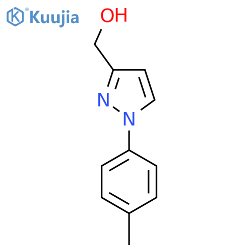 1-(4-methylphenyl)-1H-pyrazol-3-ylmethanol structure