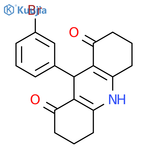 1,8(2H,5H)-Acridinedione, 9-(3-bromophenyl)-3,4,6,7,9,10-hexahydro- structure