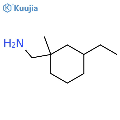 (3-Ethyl-1-methylcyclohexyl)methanamine structure