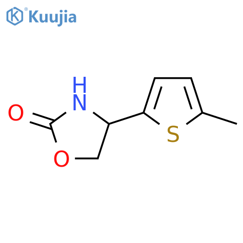 4-(5-methylthiophen-2-yl)-1,3-oxazolidin-2-one structure