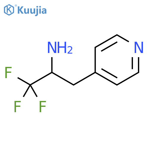 4-Pyridineethanamine, α-(trifluoromethyl)- structure