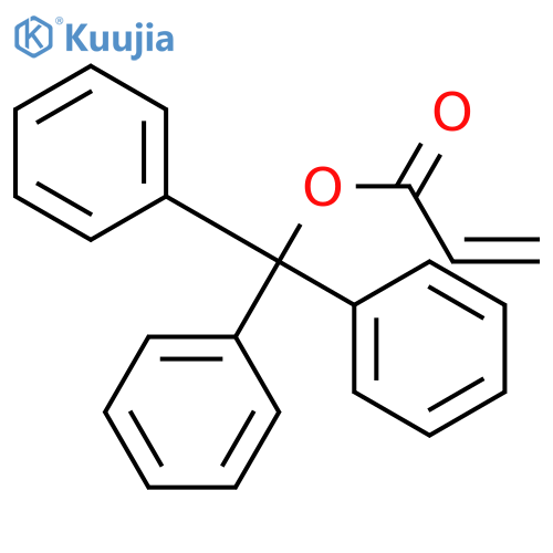 2-Propenoic acid, triphenylmethyl ester structure