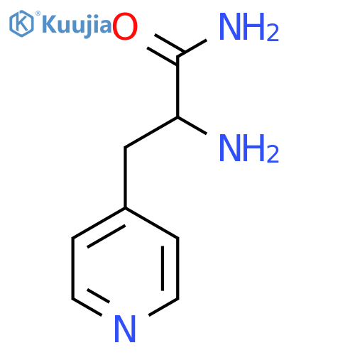 2-Amino-3-(pyridin-4-yl)propanamide structure