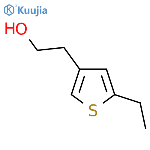 2-(5-Ethylthiophen-3-yl)ethan-1-ol structure