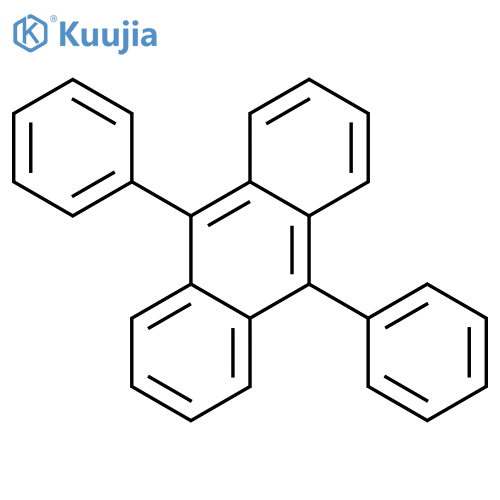 9,10-Diphenylanthracene structure