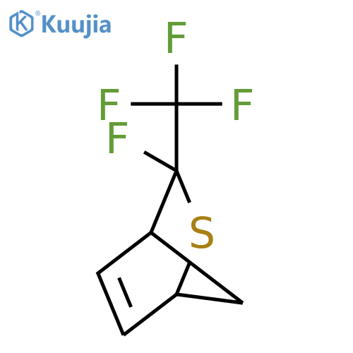 2-Thiabicyclo[2.2.1]hept-5-ene, 3-fluoro-3-(trifluoromethyl)- structure