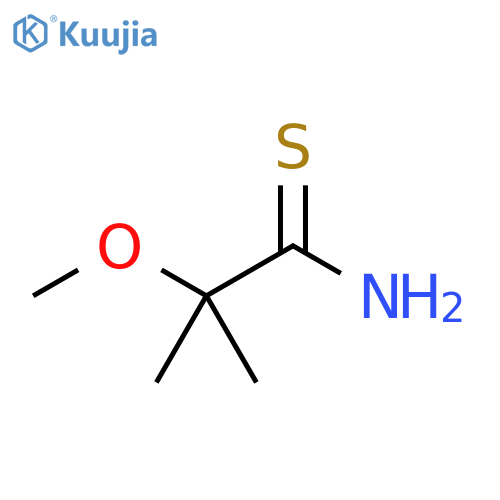 2-methoxy-2-methylpropanethioamide structure