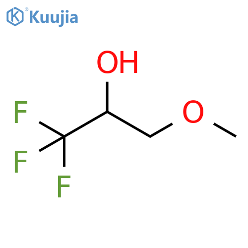 1,1,1-trifluoro-3-methoxypropan-2-ol structure