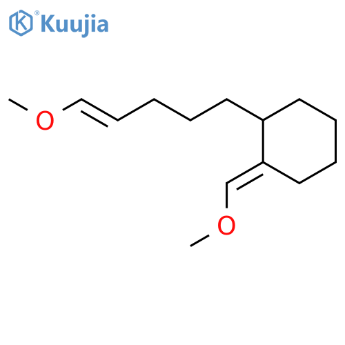 Cyclohexane, 1-(methoxymethylene)-2-(5-methoxy-4-pentenyl)- structure