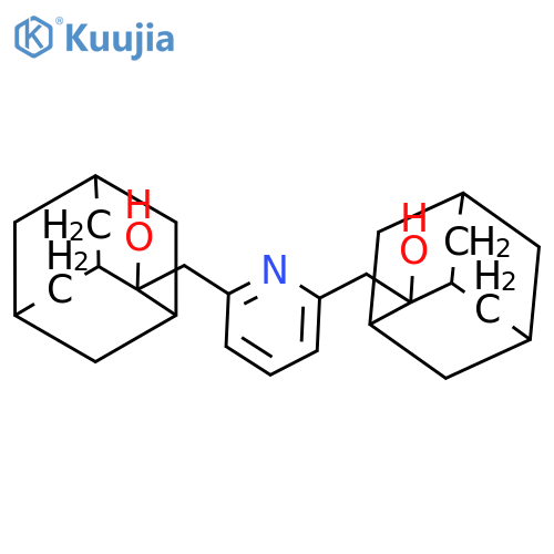Tricyclo[3.3.1.13,7]decan-2-ol, 2,2'-[2,6-pyridinediylbis(methylene)]bis- structure