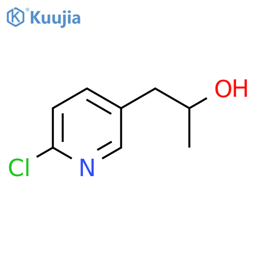 1-(6-chloropyridin-3-yl)propan-2-ol structure