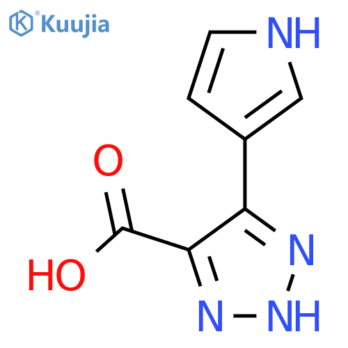 5-(1H-pyrrol-3-yl)-1H-1,2,3-triazole-4-carboxylic acid structure