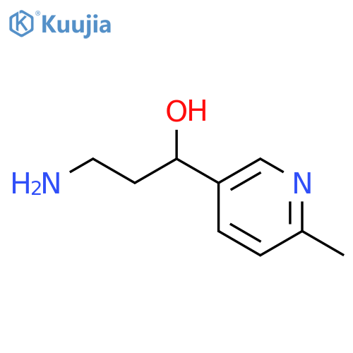 3-Pyridinemethanol, α-(2-aminoethyl)-6-methyl- structure