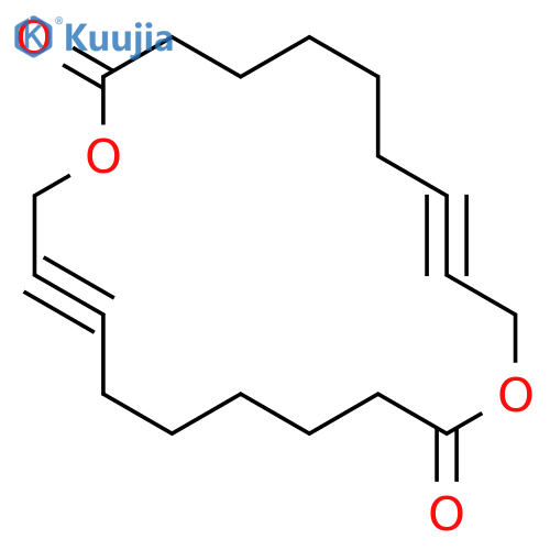 1,11-Dioxacycloeicosane-8,18-diyne-2,12-dione structure
