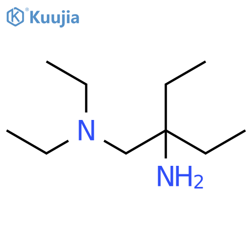 (2-amino-2-ethylbutyl)diethylamine structure