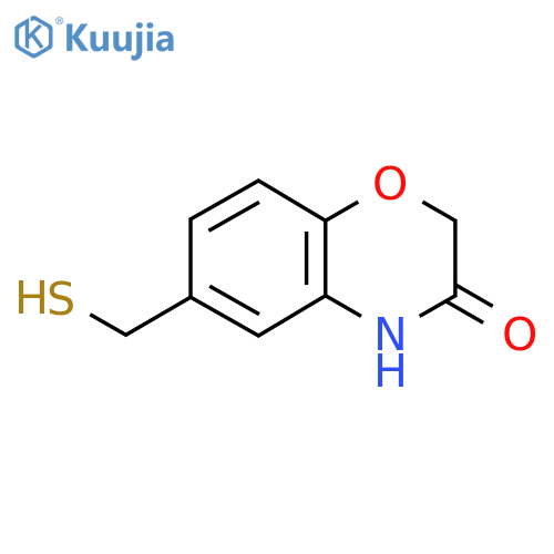 6-(Sulfanylmethyl)-3,4-dihydro-2h-1,4-benzoxazin-3-one structure