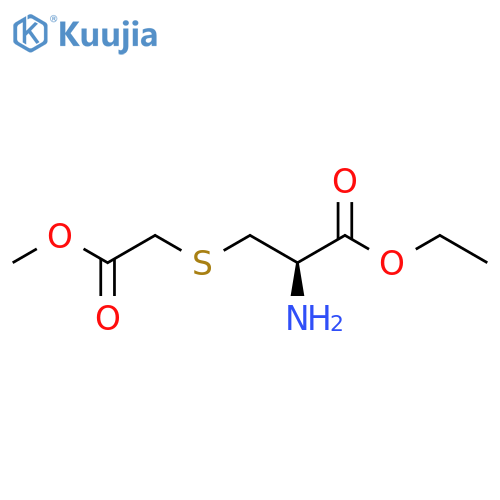 ethyl 2-amino-3-(2-methoxy-2-oxoethyl)sulfanylpropanoate structure