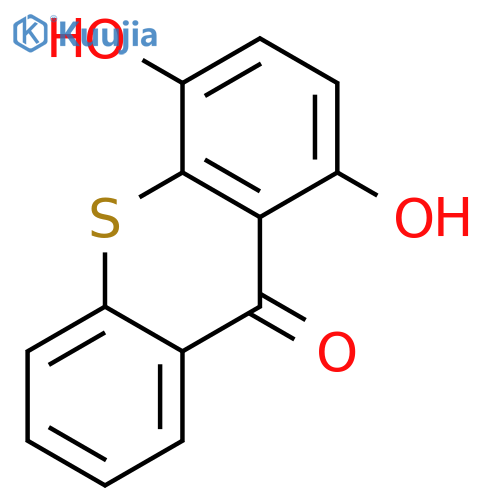 9H-Thioxanthen-9-one, 1,4-dihydroxy- structure