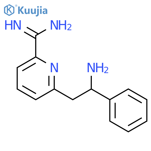 2-Pyridinecarboximidamide, 6-(2-amino-2-phenylethyl)- structure