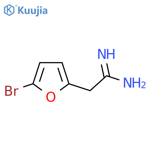 2-(5-bromofuran-2-yl)ethanimidamide structure