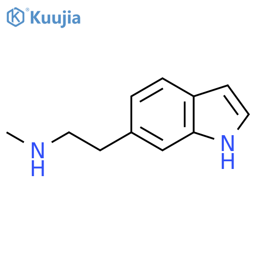 2-(1H-indol-6-yl)ethyl(methyl)amine structure