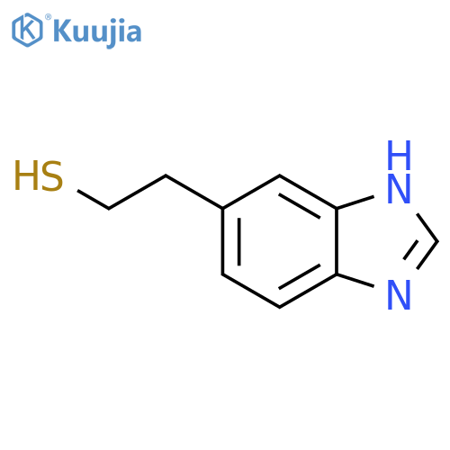 2-(1h-1,3-Benzodiazol-5-yl)ethane-1-thiol structure