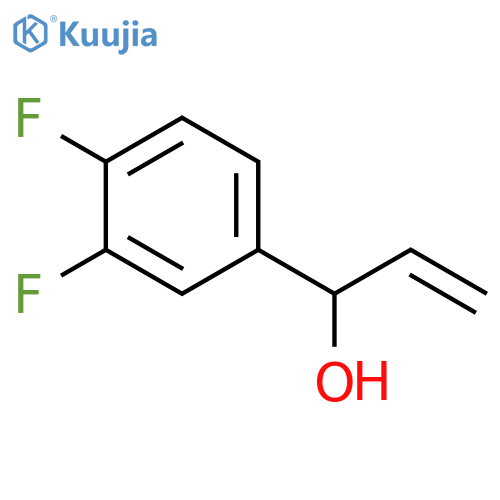 1-(3,4-difluorophenyl)prop-2-en-1-ol structure