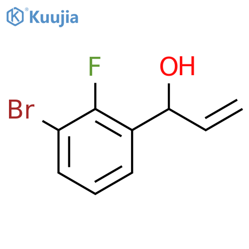 1-(3-bromo-2-fluorophenyl)prop-2-en-1-ol structure