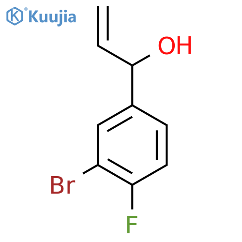 1-(3-bromo-4-fluorophenyl)prop-2-en-1-ol structure