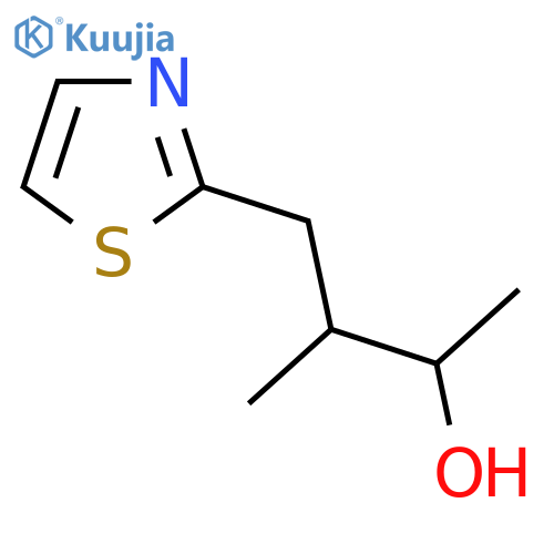 3-Methyl-4-(1,3-thiazol-2-yl)butan-2-ol structure