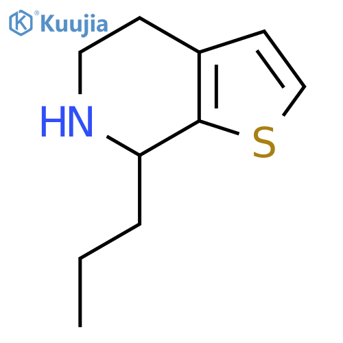 7-propyl-4H,5H,6H,7H-thieno2,3-cpyridine structure